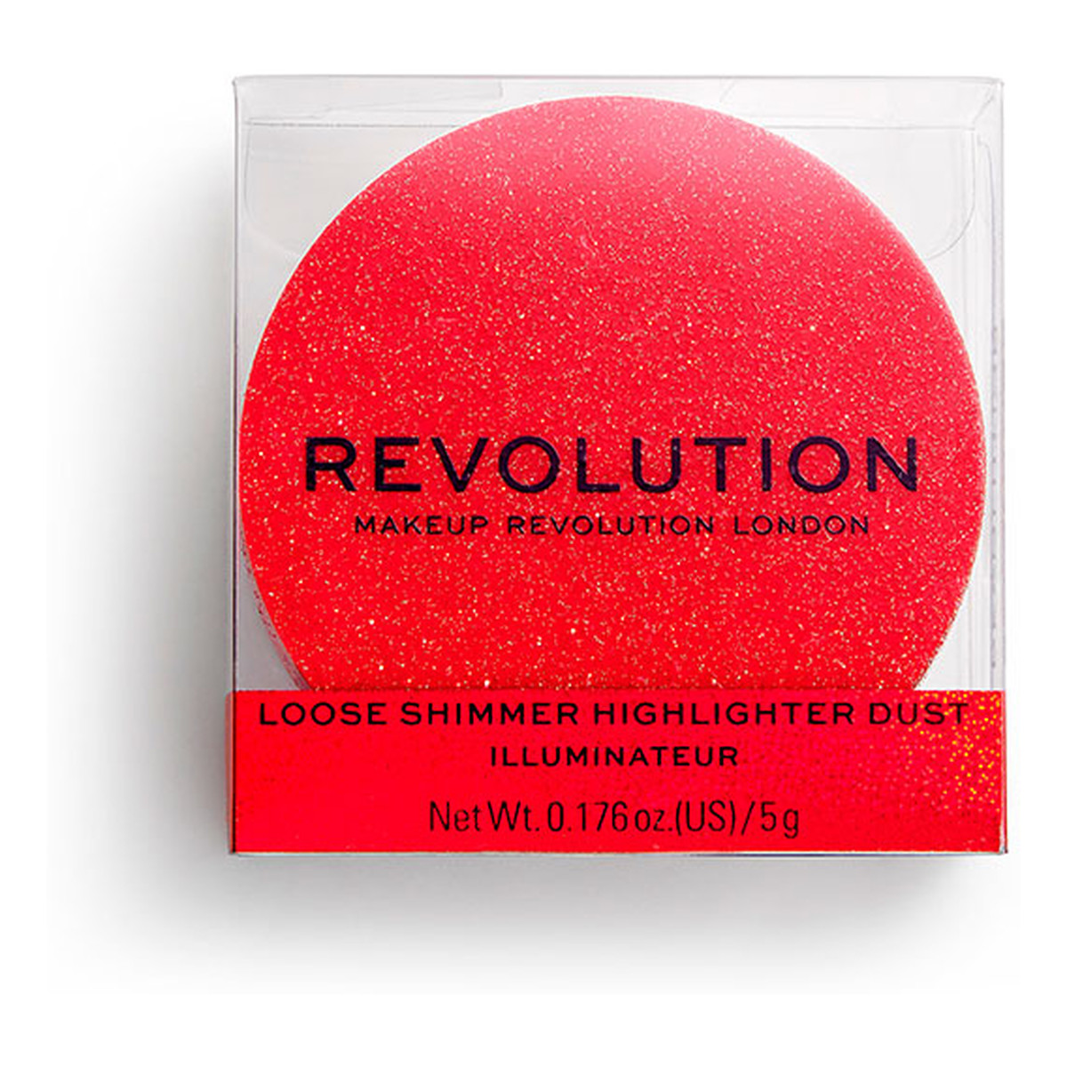 Makeup Revolution Loose Shimmer Rozświetlacz Do Twarzy Ruby Crush