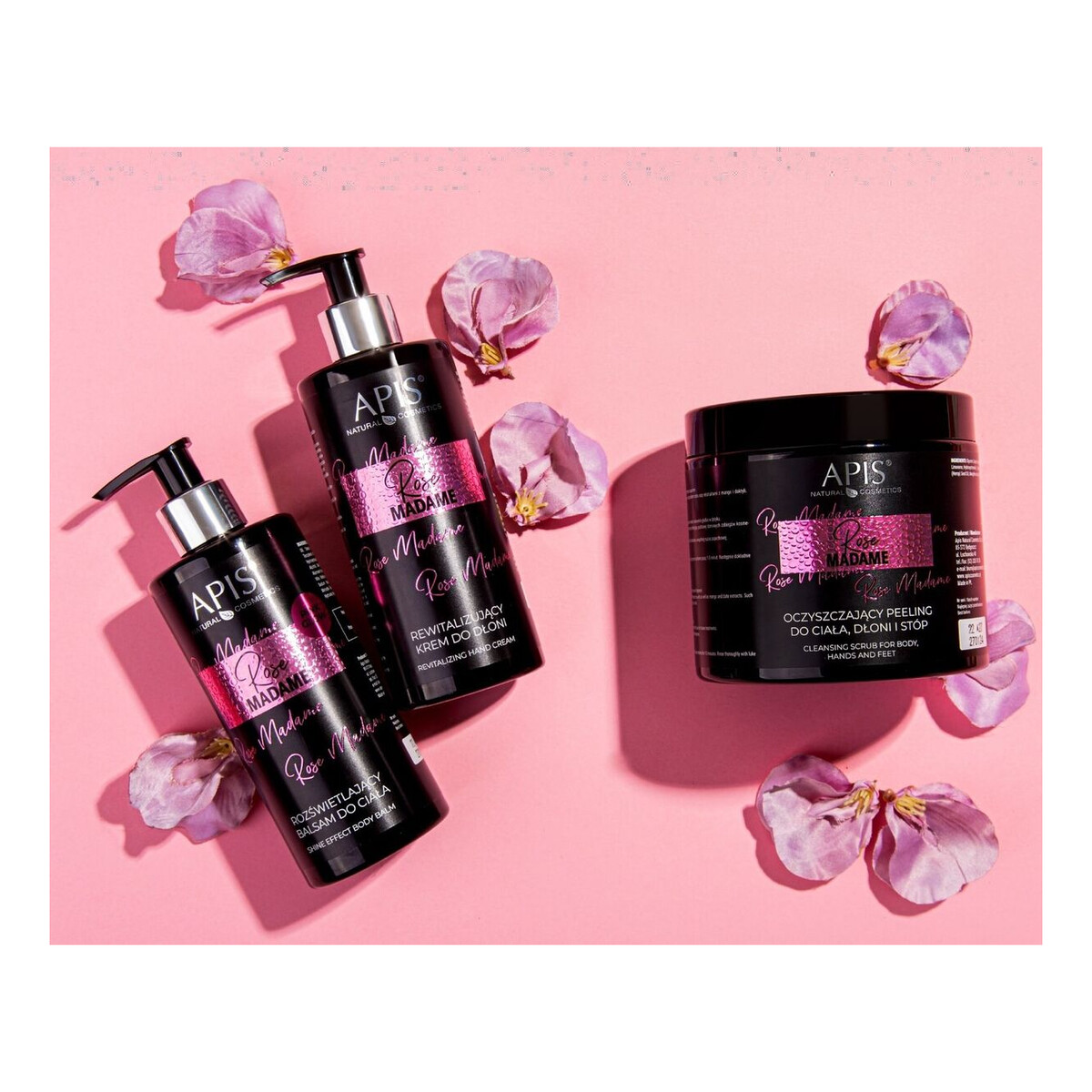 Apis Rose Madame rewitalizujący krem do dłoni 300ml