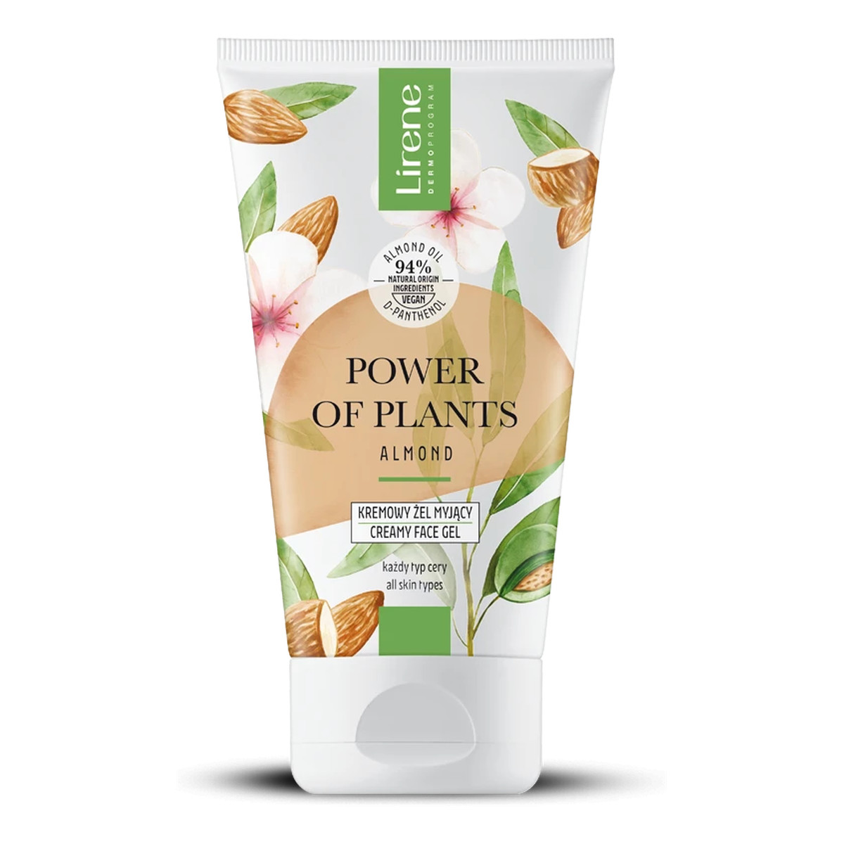 Lirene Power of Plants Kremowy żel myjący Migdał 150ml