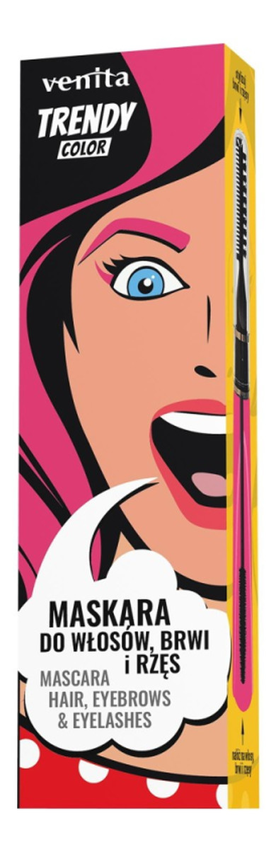 Maskara 3w1 do włosów, brwi i rzęs