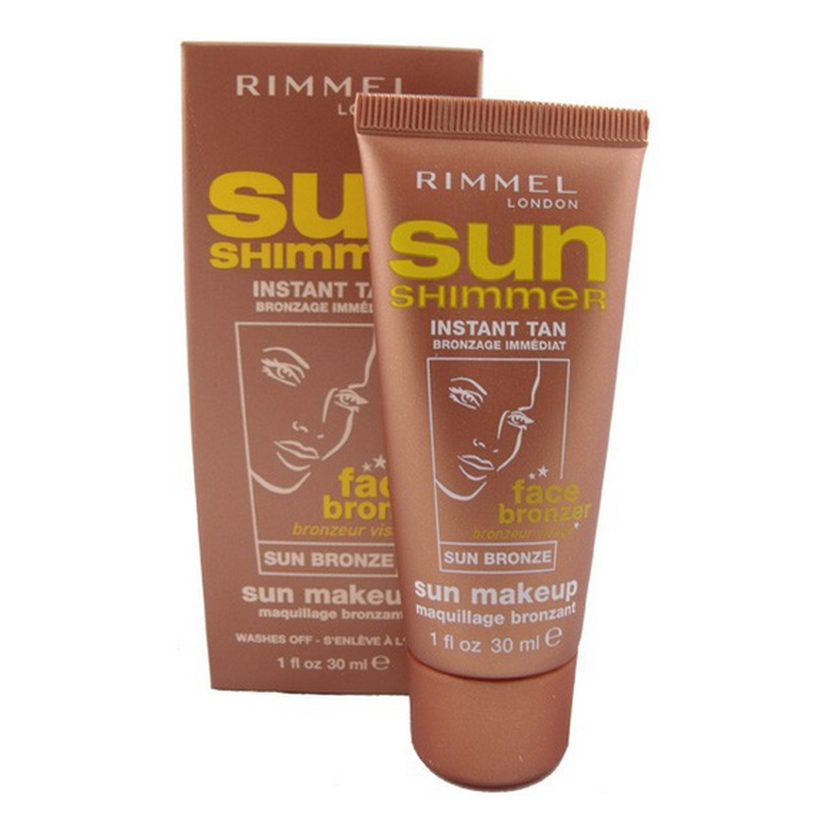 Rimmel Instant Tan Wash Off Sun Schimmer Samoopalacz Do Twarzy 30ml