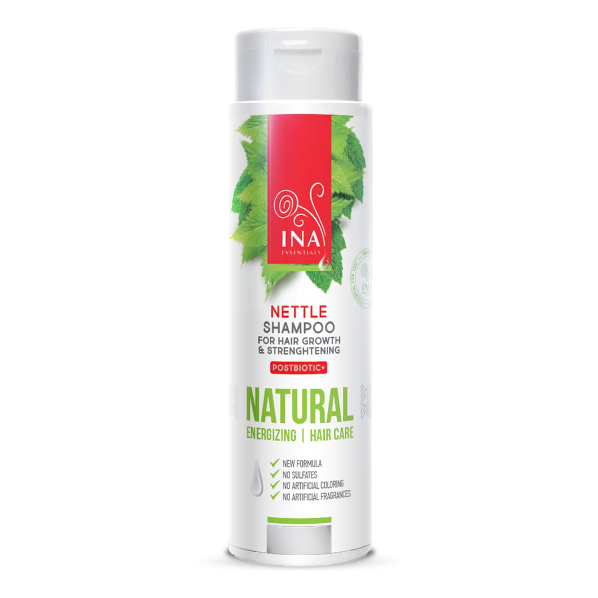 Ina Essentials Nettle shampoo naturalny szampon pokrzywowy przeciw wypadaniu włosów 200ml