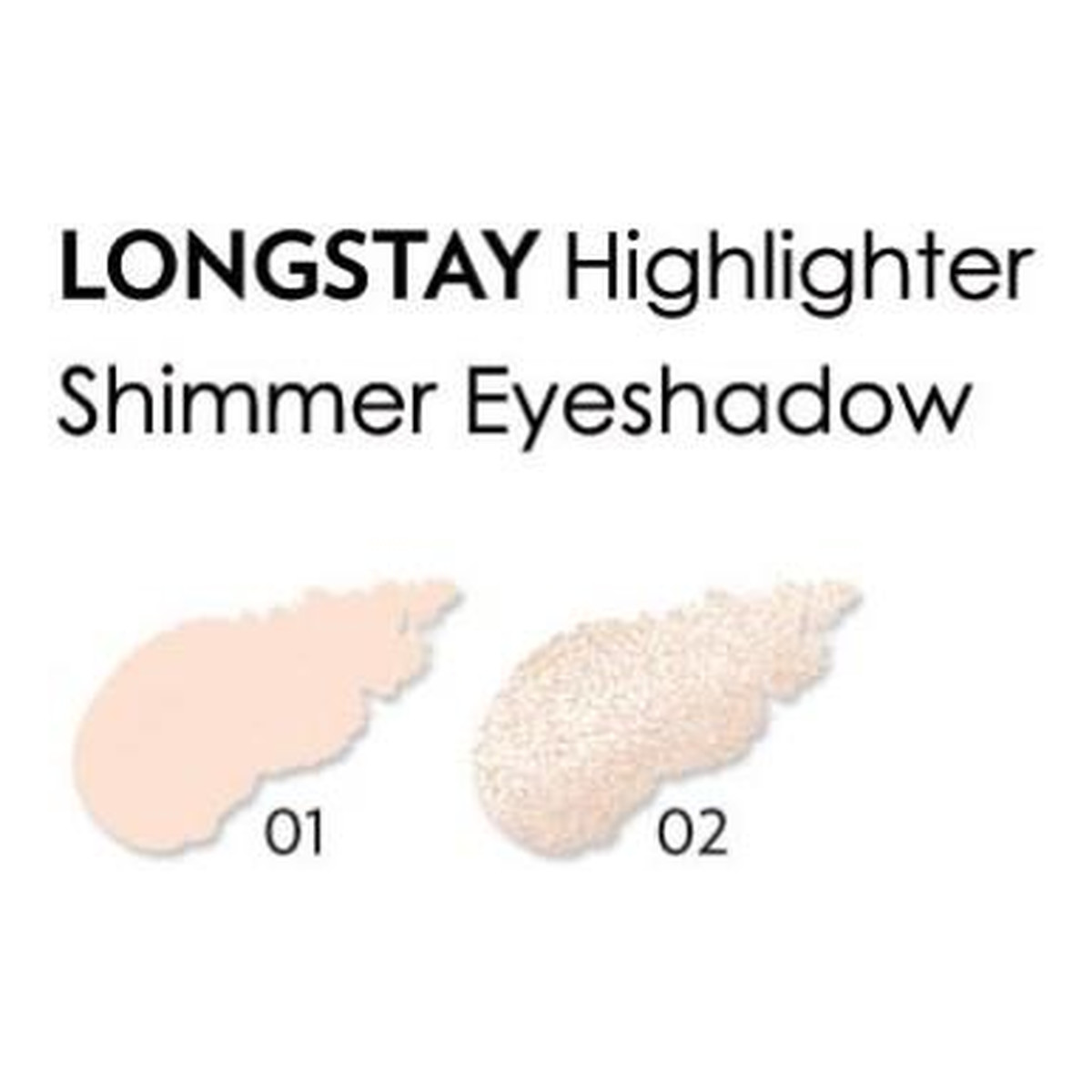 Golden Rose Longstay Highlighter Shimmer Eyeshadow Rozświetlacz Do Twarzy Z Pędzelkiem 2g