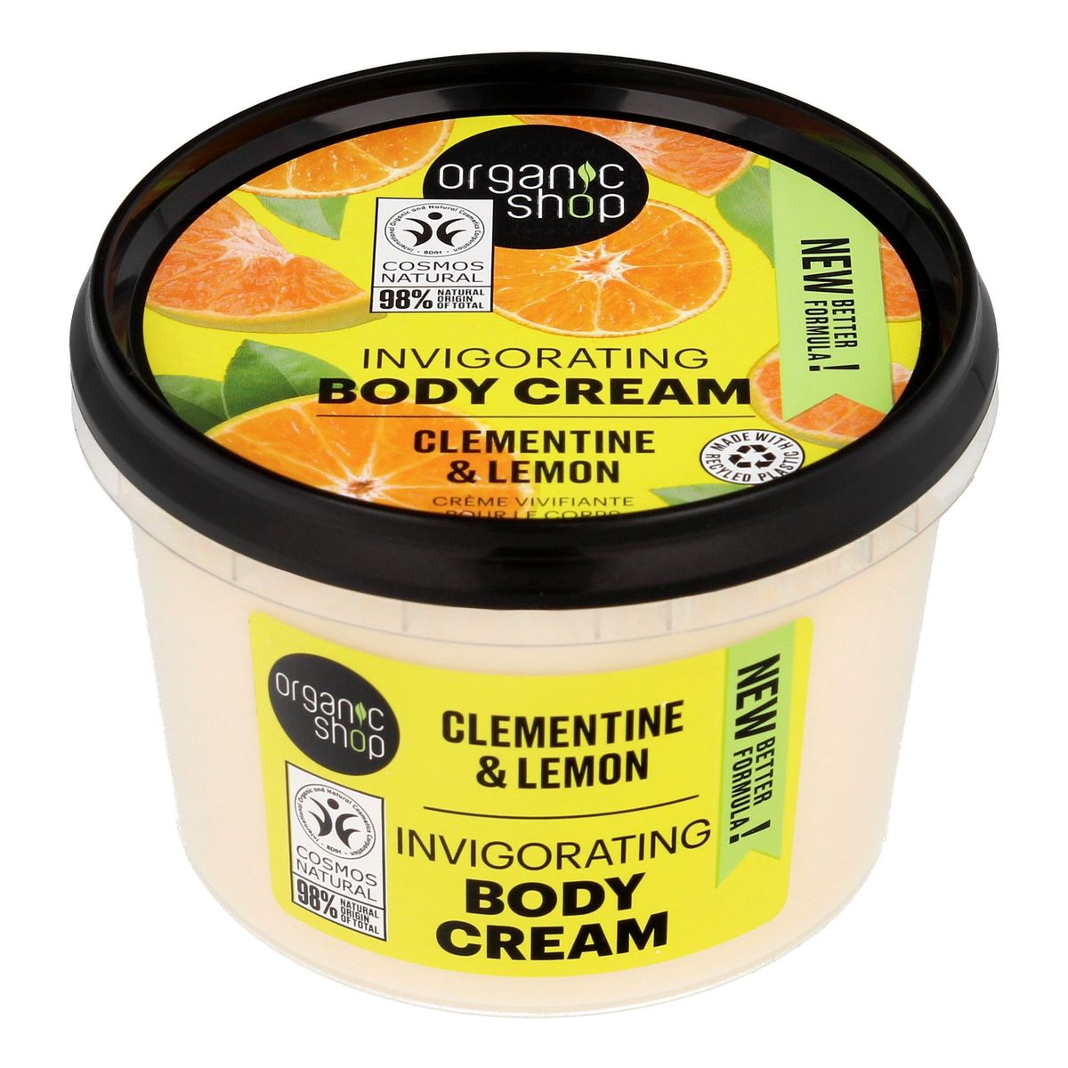 Organic Shop Krem do ciała Energetyzujący Klementynka & Limonka 250ml