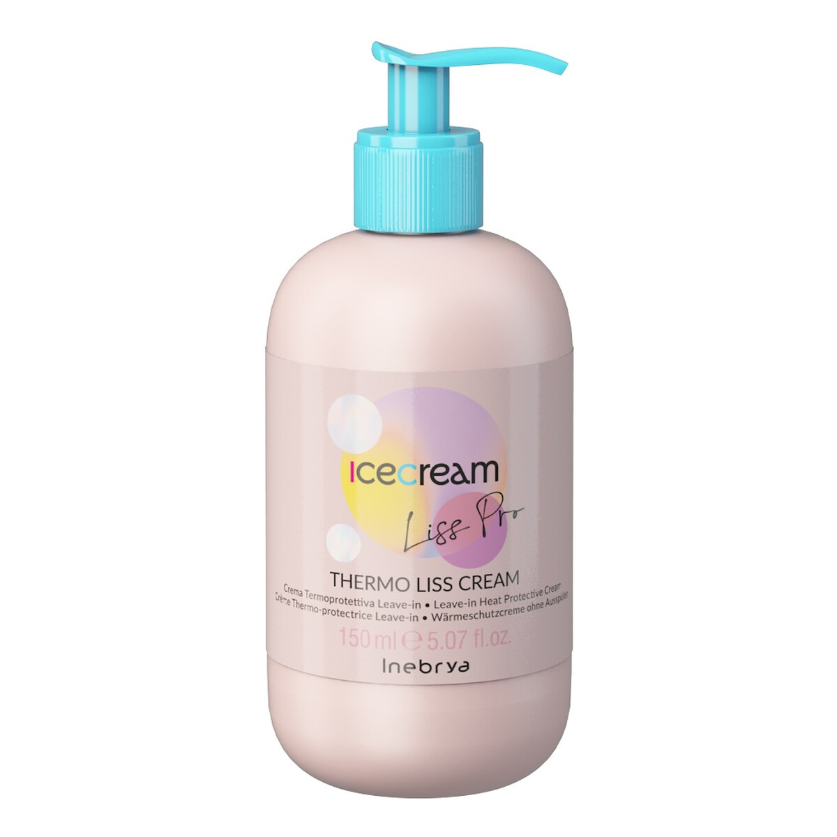 Inebrya Ice Cream Liss-Pro Krem termoochronny do włosów niesfornych 150ml
