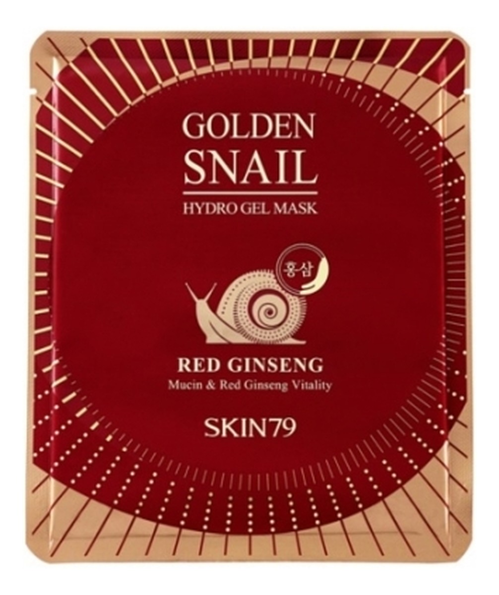 Red Ginseng Hydrożelowa maska do twarzy z mucyną ślimaka i żeń-szeniem
