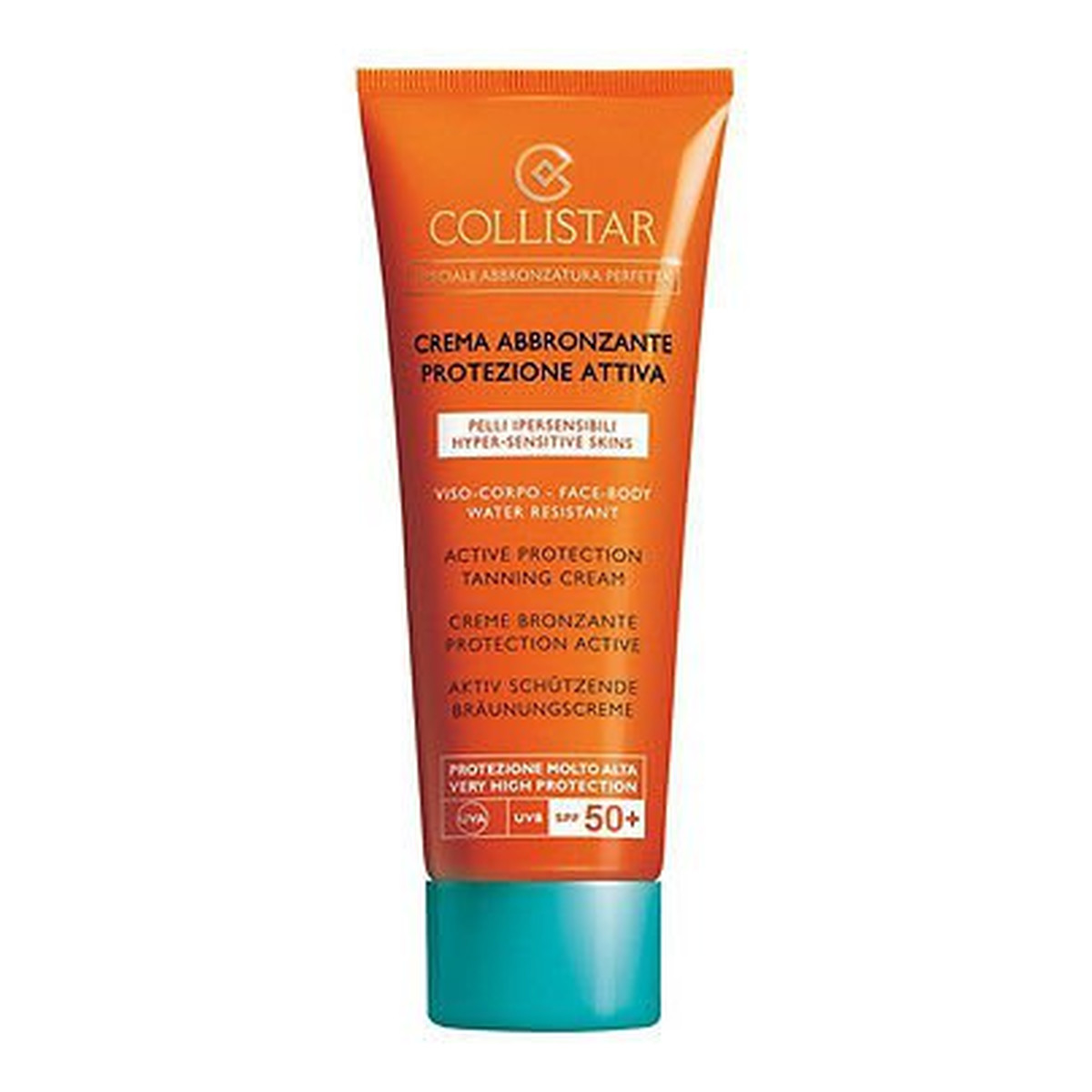 Collistar Active Protection Sun Cream SPF50+ Aktywny krem ochronny do twarzy i ciała 100ml