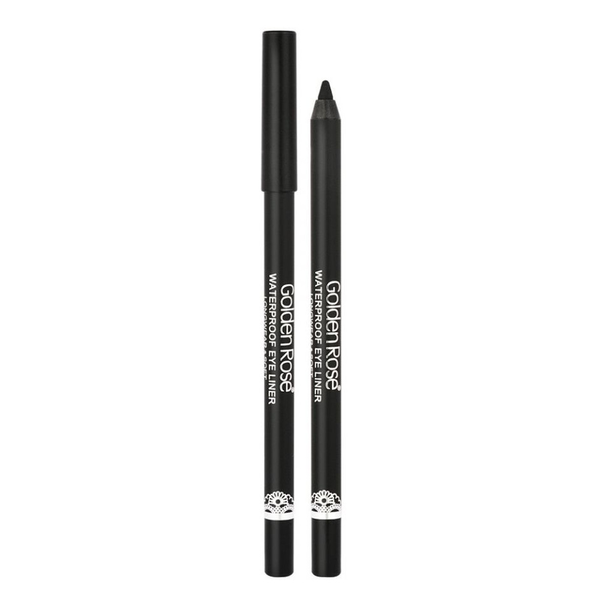 Golden Rose Waterproof Eyeliner Longwear & Soft kredka do oczu Ultra Black