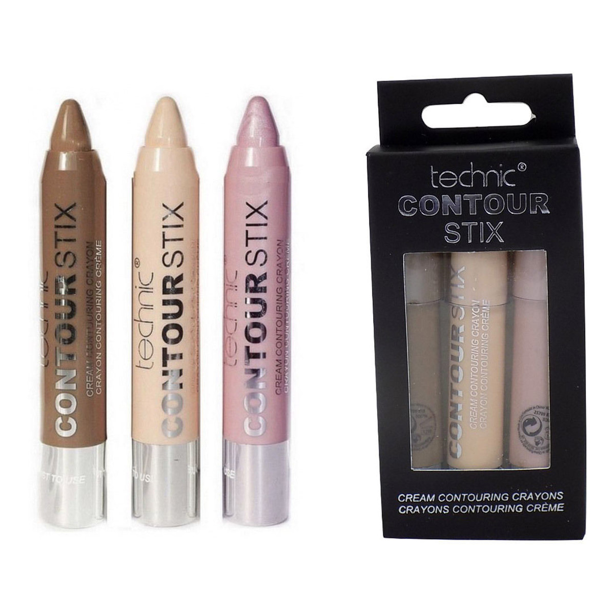 Technic Contour Stix Zestaw Do Konturowania Twarzy W Kredce