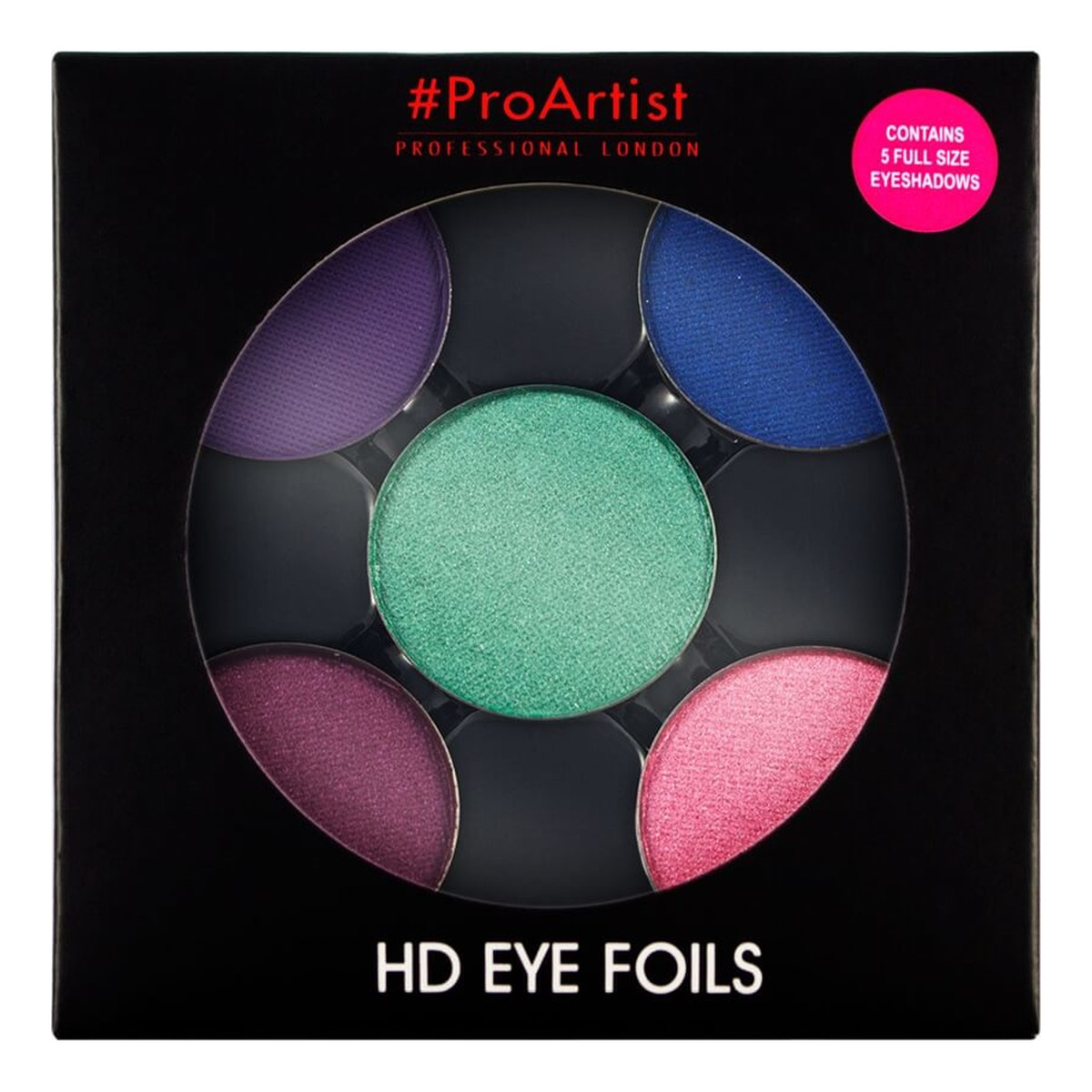 Freedom Makeup Pro Artist HD Eye Foils Zestaw 5 Cieni Do Palety Magnetycznej