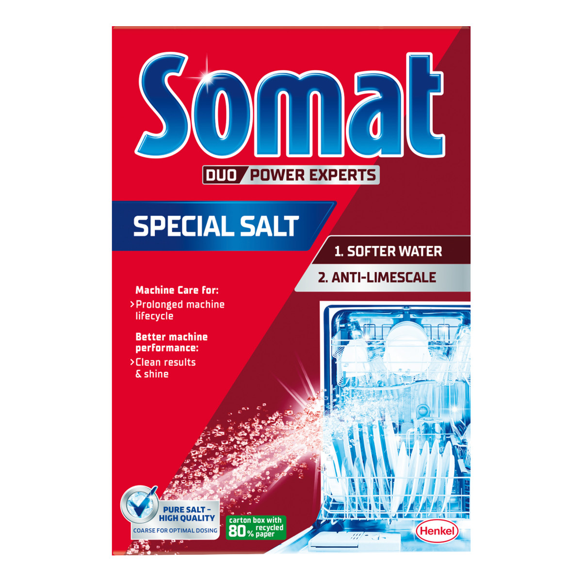 Somat Duo Power Experts Sól do zmywarki 1500g