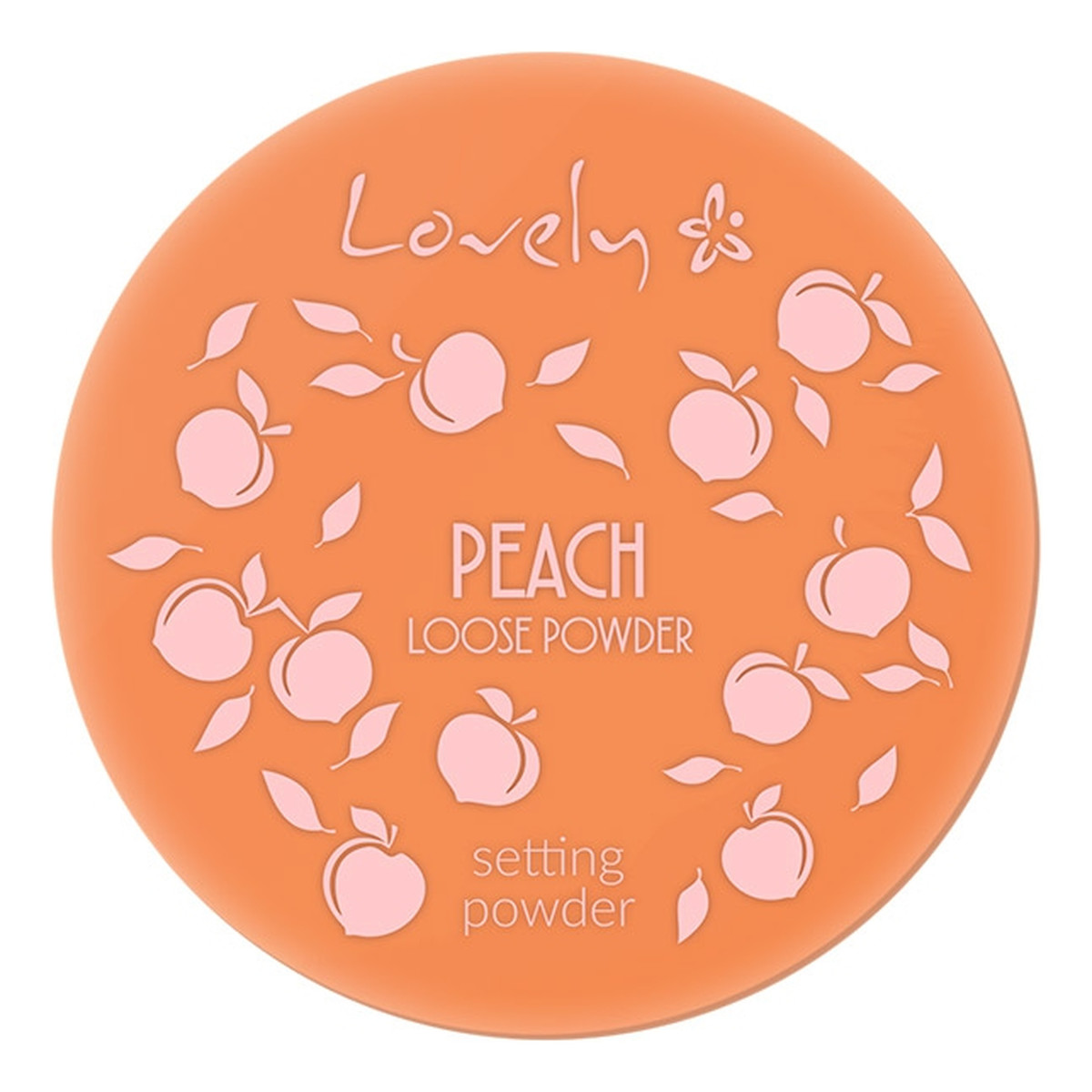 Lovely Peach Setting Loose Powder Transparentny puder do twarzy
