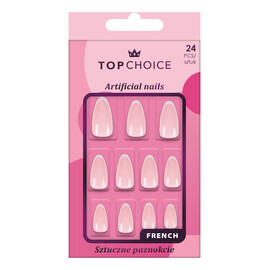 Sztuczne paznokcie Long Almond Frech