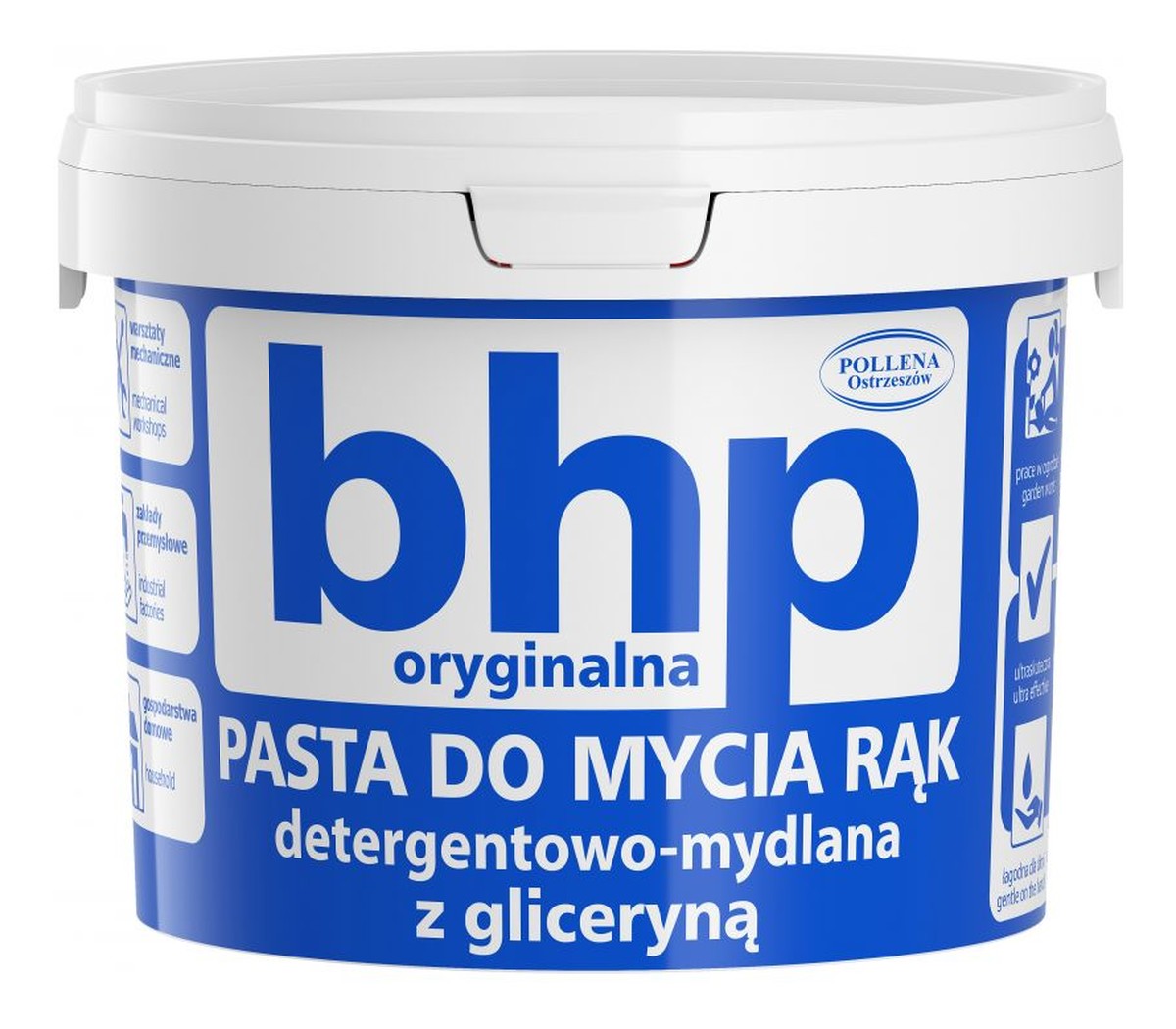 Pasta do mycia rąk detergentowo-mydlana z gliceryną