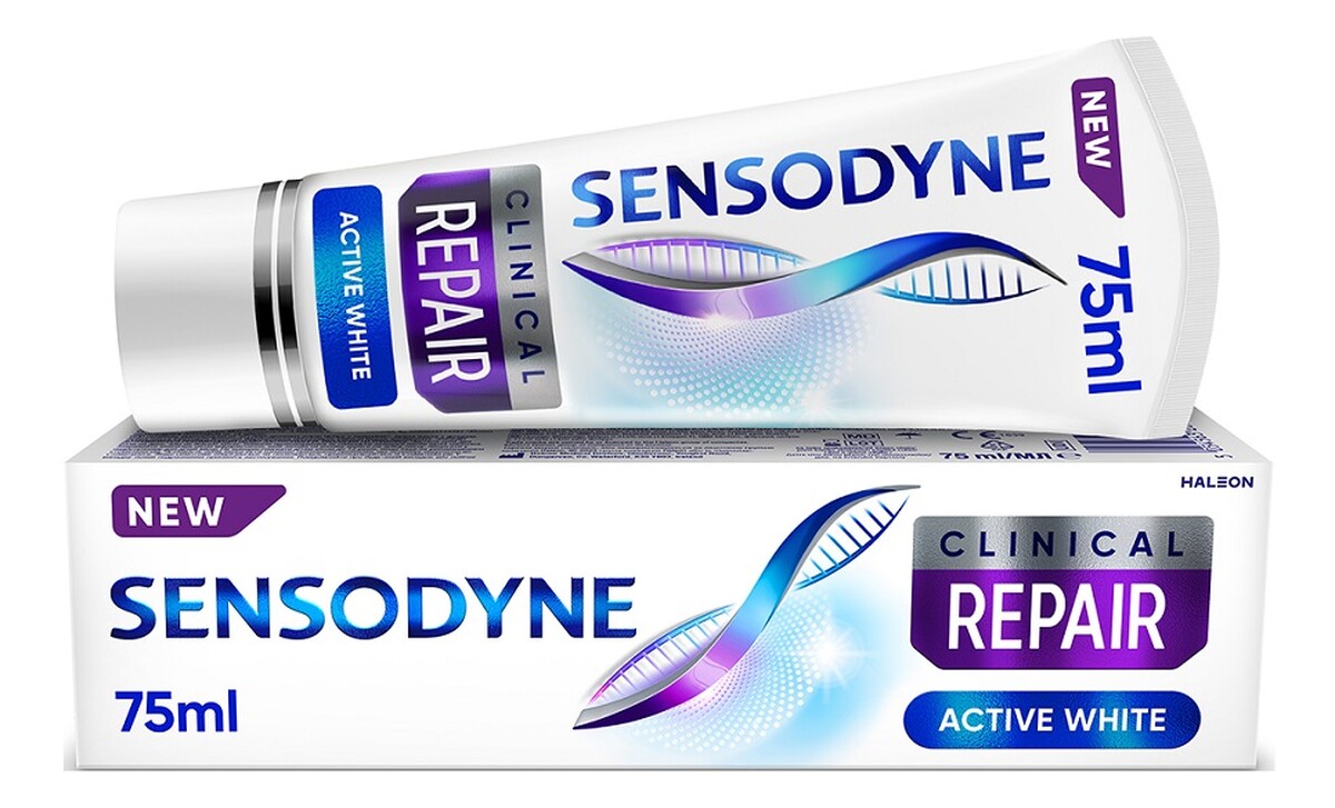 Clinical repair active white wybielająca pasta do zębów z fluorkiem