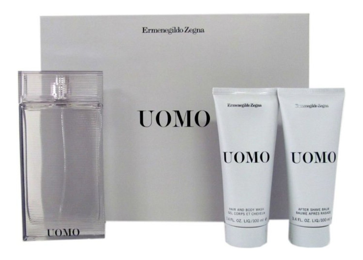 Zestaw (Woda toaletowa 100ml + Żel pod prysznic 100ml + Balsam po goleniu 100ml)
