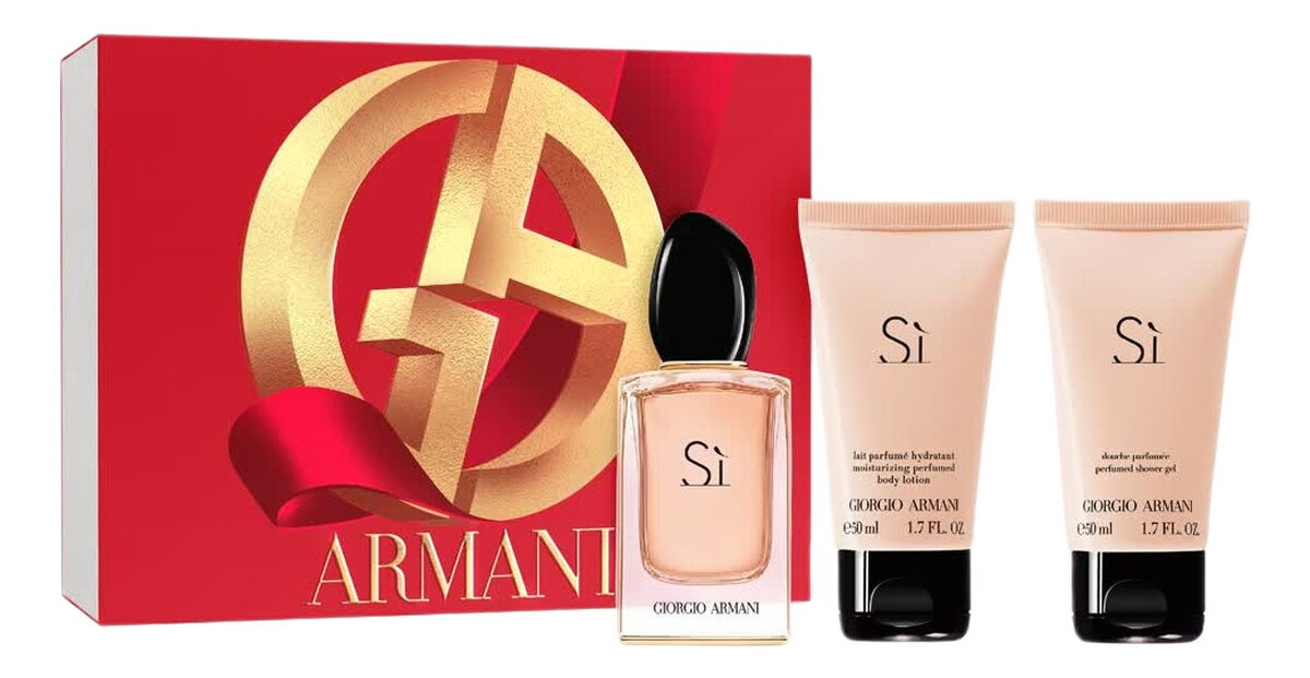 Zestaw woda perfumowana spray 50ml + balsam do ciała 50ml + żel pod prysznic 50ml