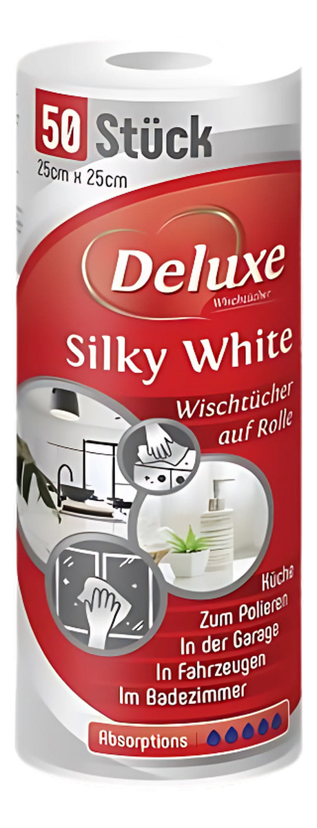 Ścierka na rolce bezpyłowa 50 szt