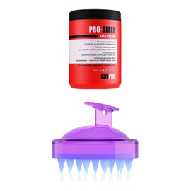 Maska do włosów wygładzająca 1L + Masażer do skóry głowy