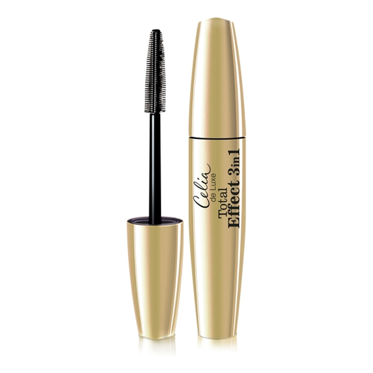 Celia de Luxe Mascara Spektakularny tusz do rzęs Total Effect 3w1 12ml