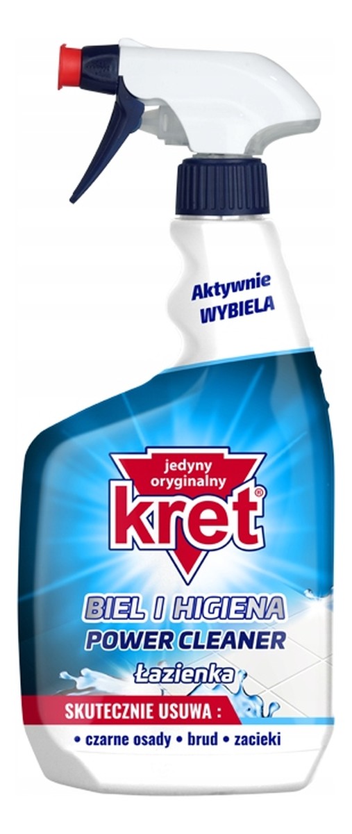 Power cleaner biel i higiena płyn do czyszczenia łazienki