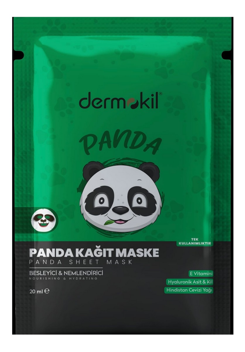 Sheet mask maseczka do twarzy w płachcie panda