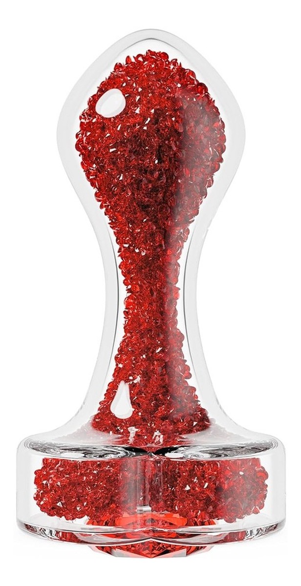 Oh my gem lustre korek analny red