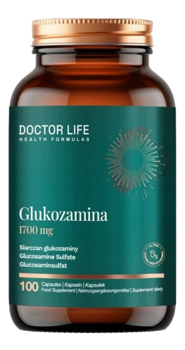 Glukozamina 1700mg suplement diety 100 Kapsułek