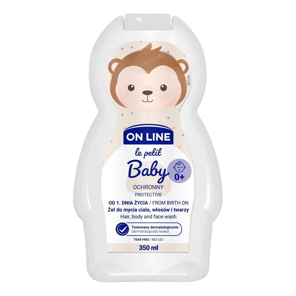 On Line Le Petit Baby Ochronny Żel 3w1 do mycia twarzy,ciała i włosów-od 1 dnia życia 350ml