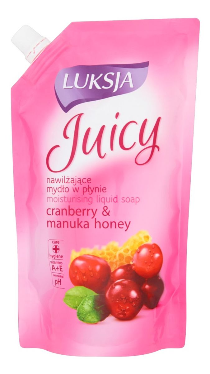 Cranberry & Manuka Honey Nawilżające mydło w płynie opakowanie uzupełniające