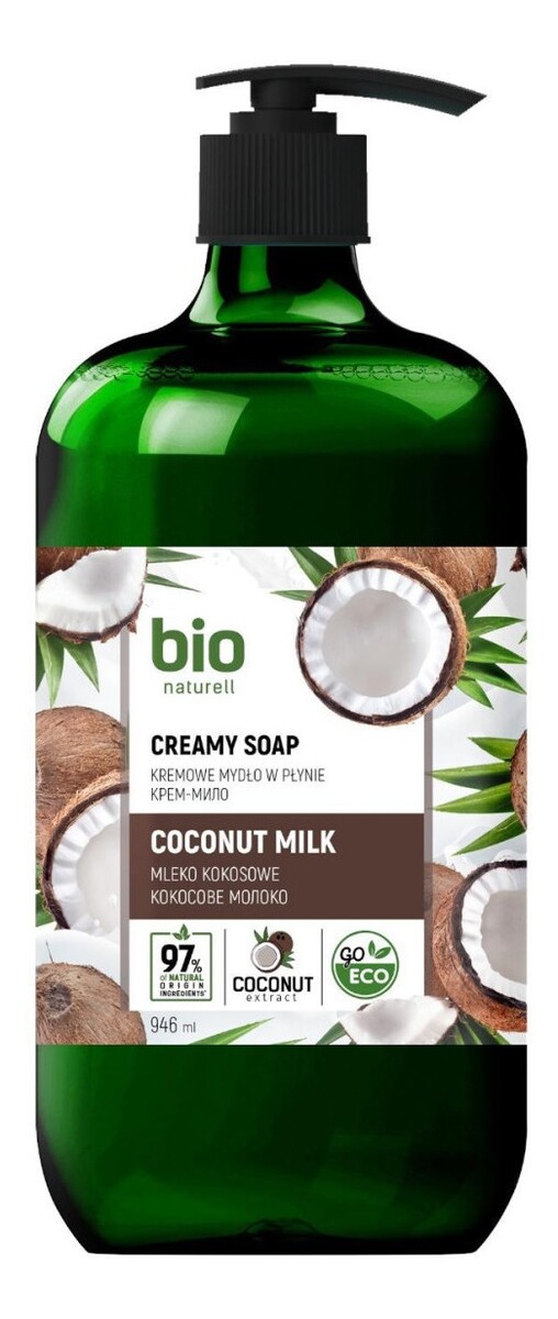 Mydło w płynie Mleko Kokosowe z dozownikiem