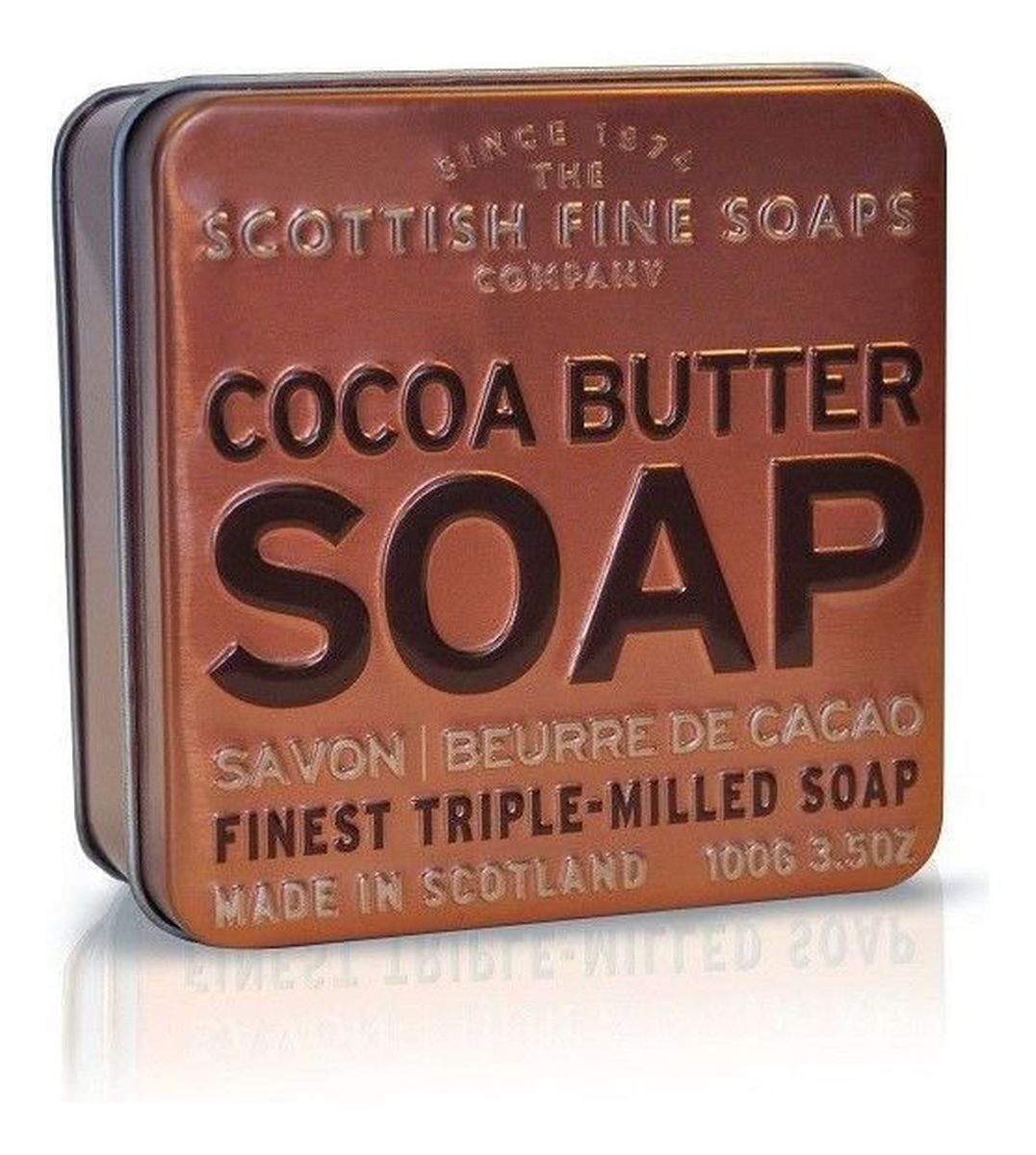 Soap In A Tin mydło w puszce z masłem kakaowym