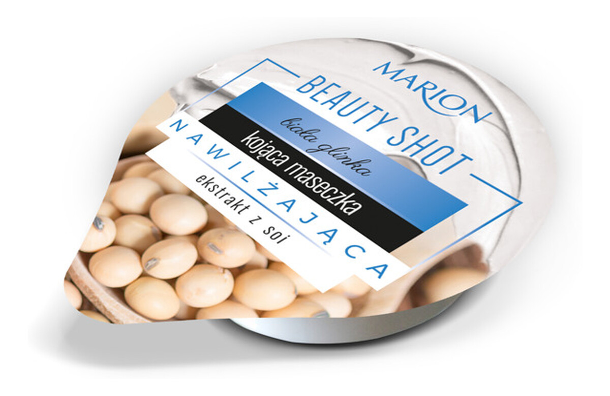 Maseczka do cery suchej kojąca i nawilżająca z białą glinką kapsułka