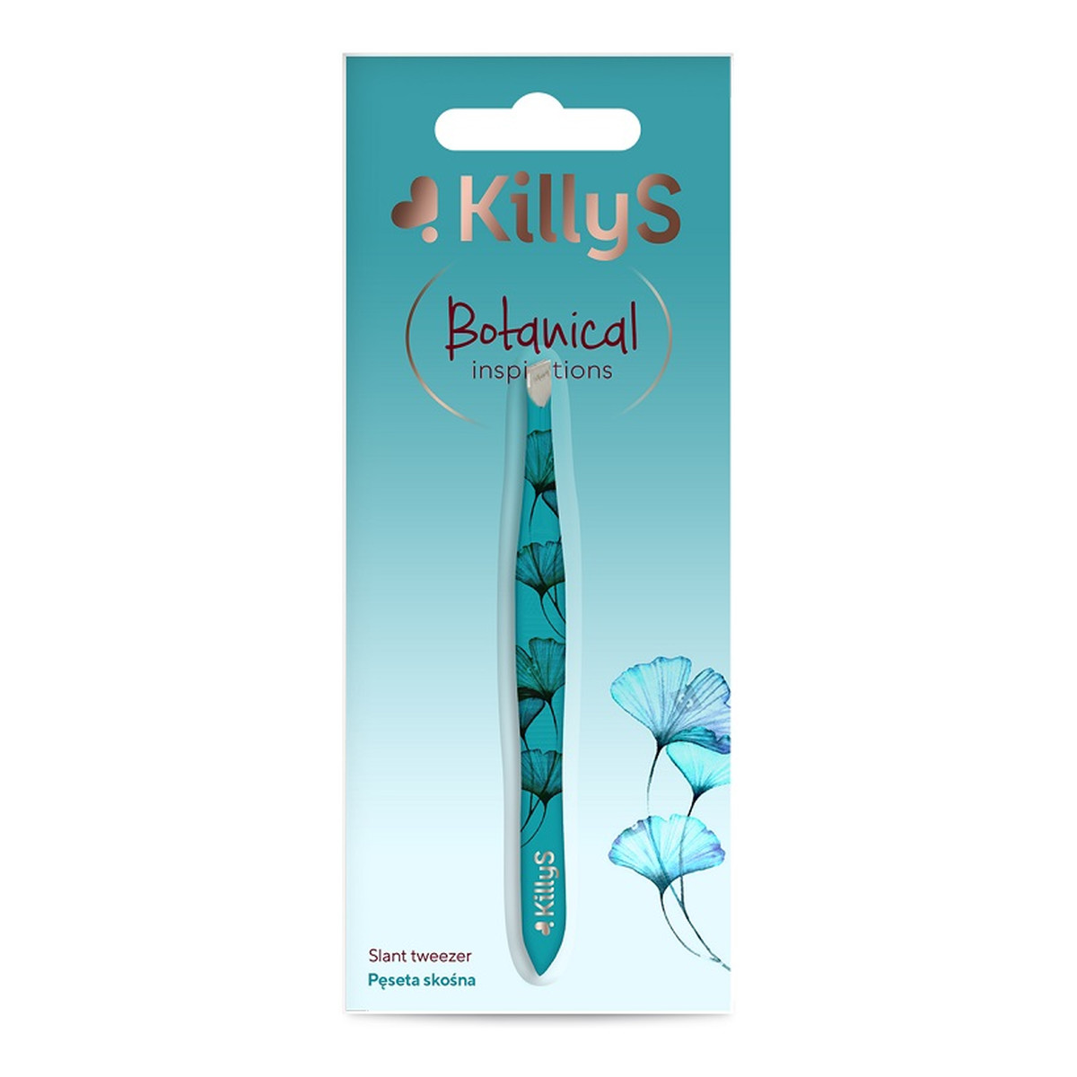 KillyS Botanical Inspirations Slant Tweezer Pęseta skośna Bratek