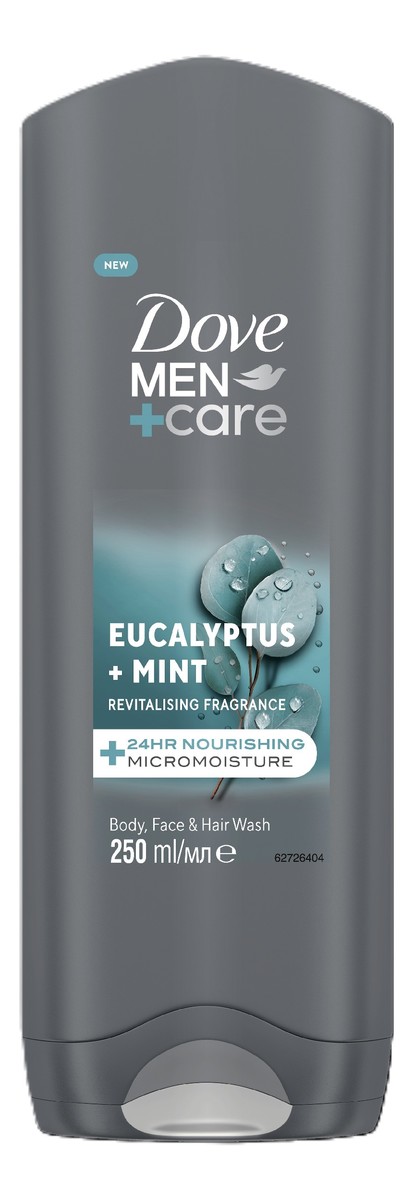 Żel pod prysznic 3w1 Eucaliptus + Mint