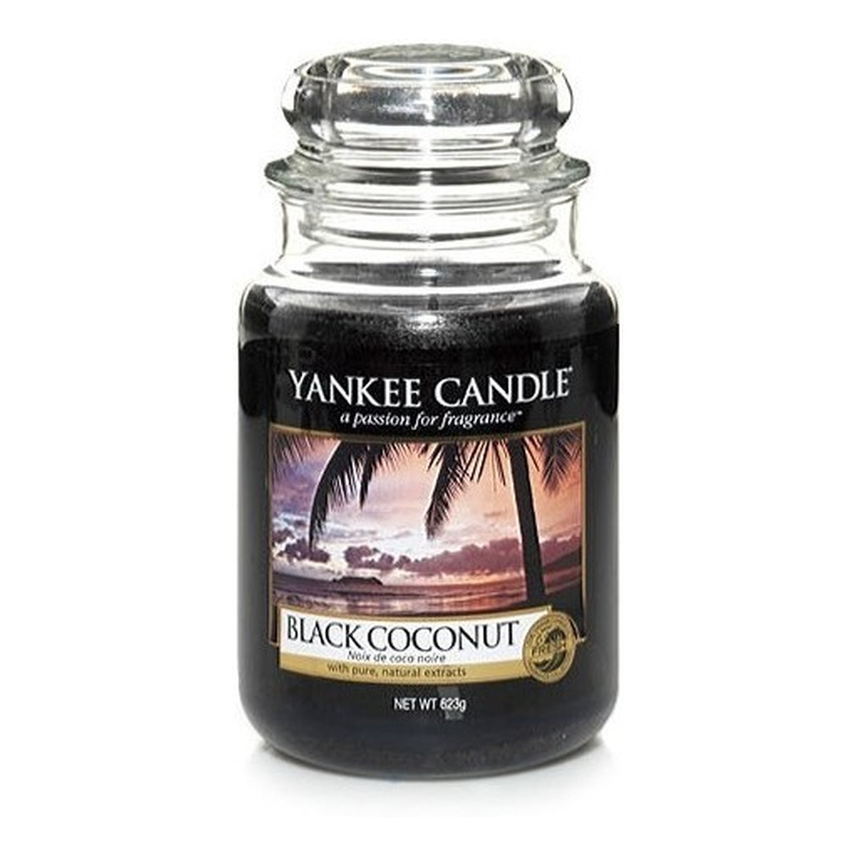 Yankee Candle Large Jar duża świeczka zapachowa Black Coconut 623g