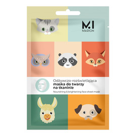 Maska odżywczo-rozświetlająco do twarzy na tkaninie