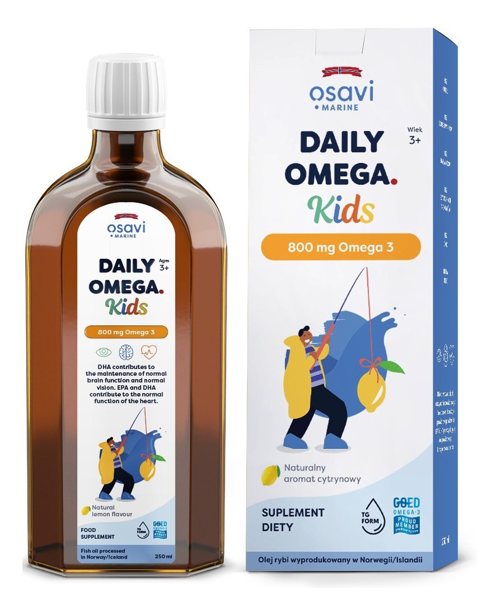 Daily Omega Kids 800mg Omega w płynie