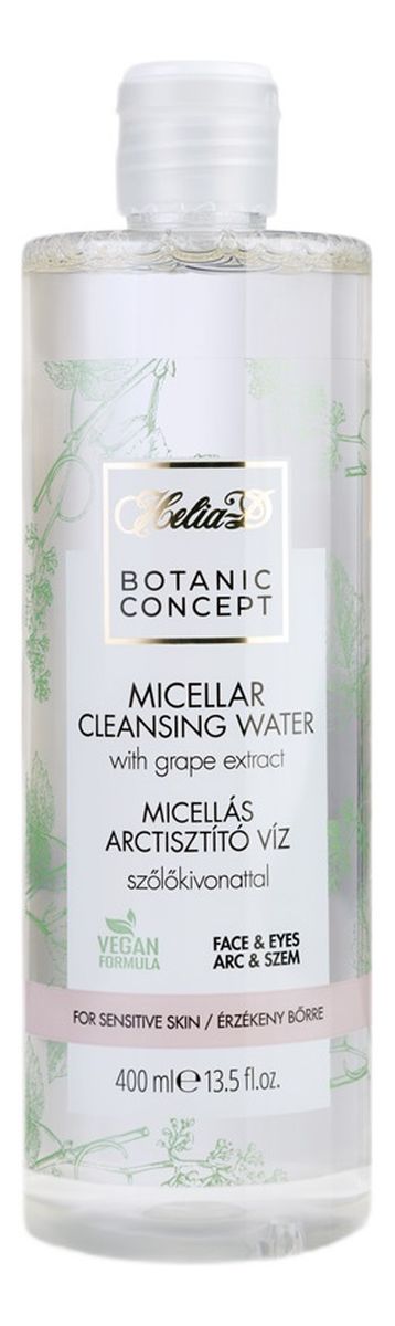 Botanic concept micellar cleansing water oczyszczający płyn micelarny z ekstraktem z winogron