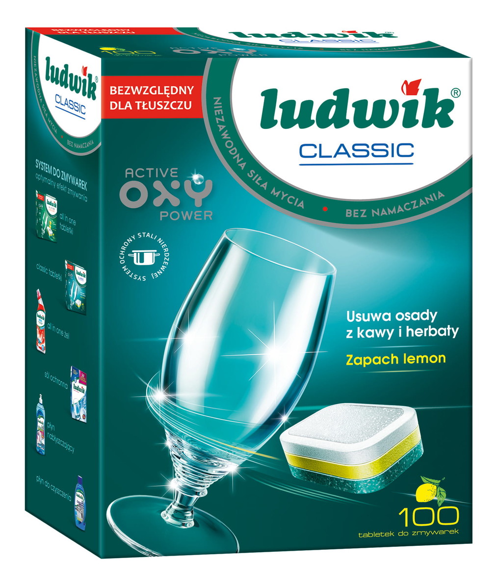 Tabletki do zmywarek Classic lemon 100szt