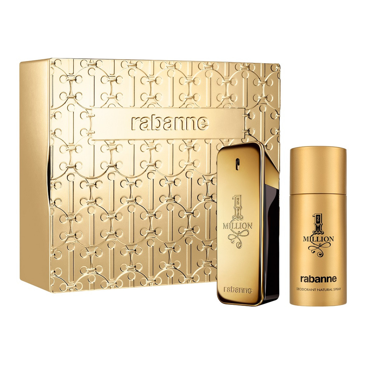 Paco Rabanne 1 Million Men Zestaw woda toaletowa spray 100ml + dezodorant spray 150ml