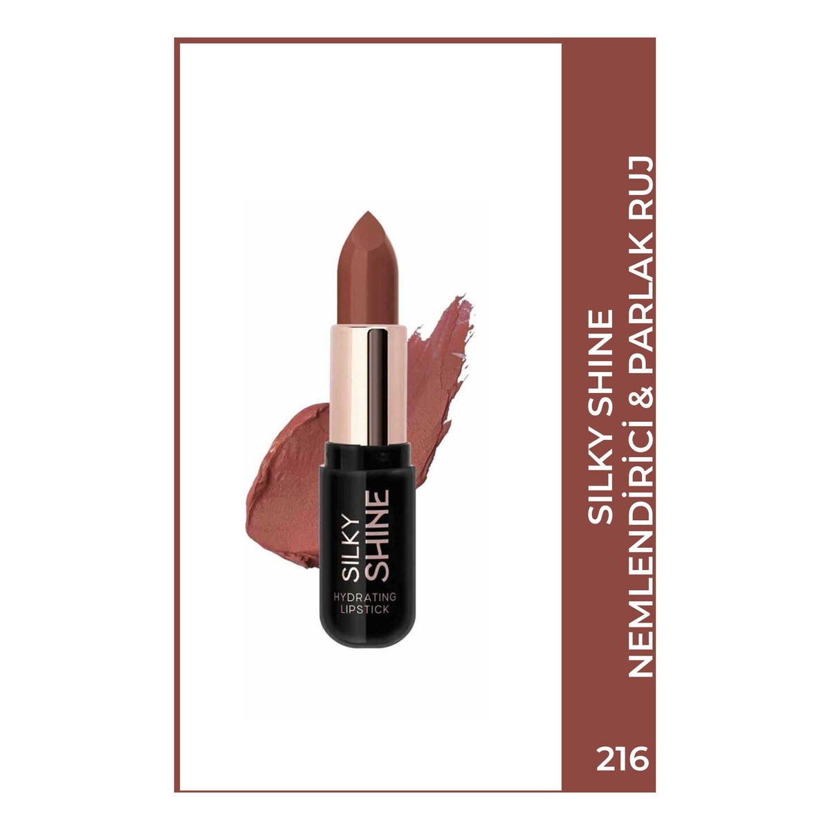 Golden Rose Silky Shine Hydrating Lipstick Nawilżająca pomadka do ust 4.2g