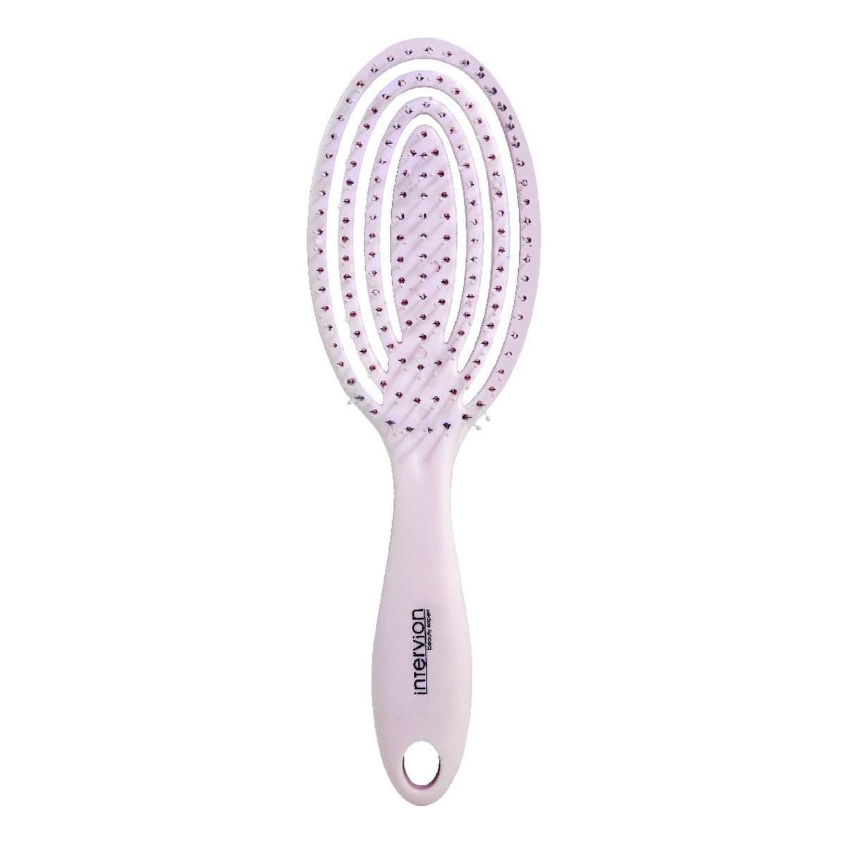 Inter-vion Icomfort hair brush szczotka do włosów pudrowy róż