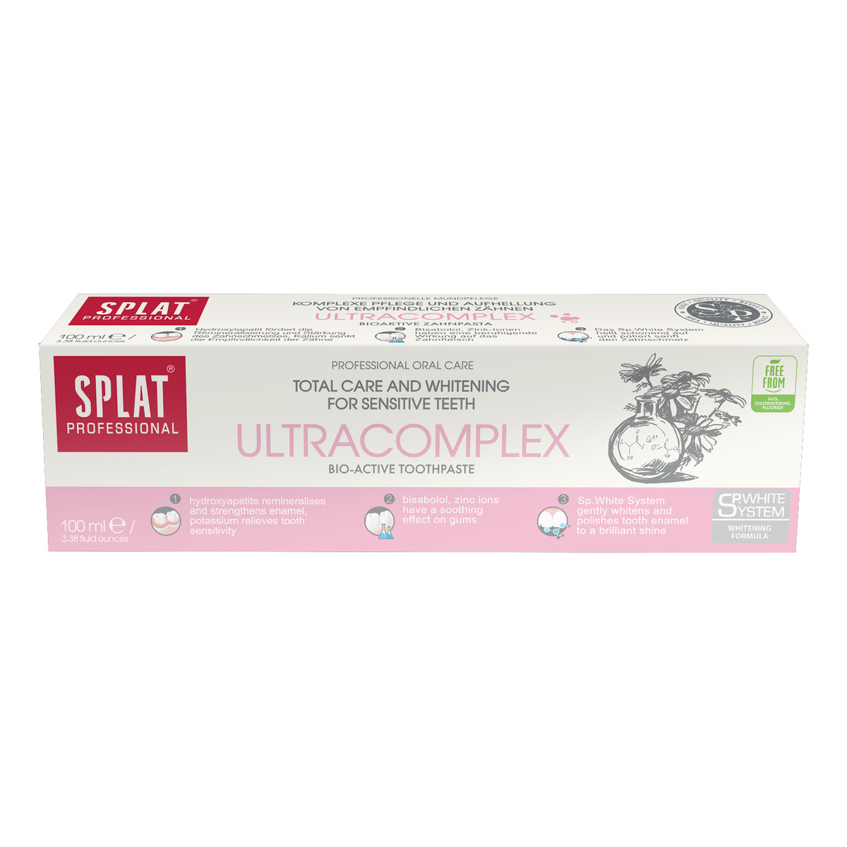 Splat Pasta do zębów splat professional ultracomplex-kompeksowa ochrona i wybielanie 100ml