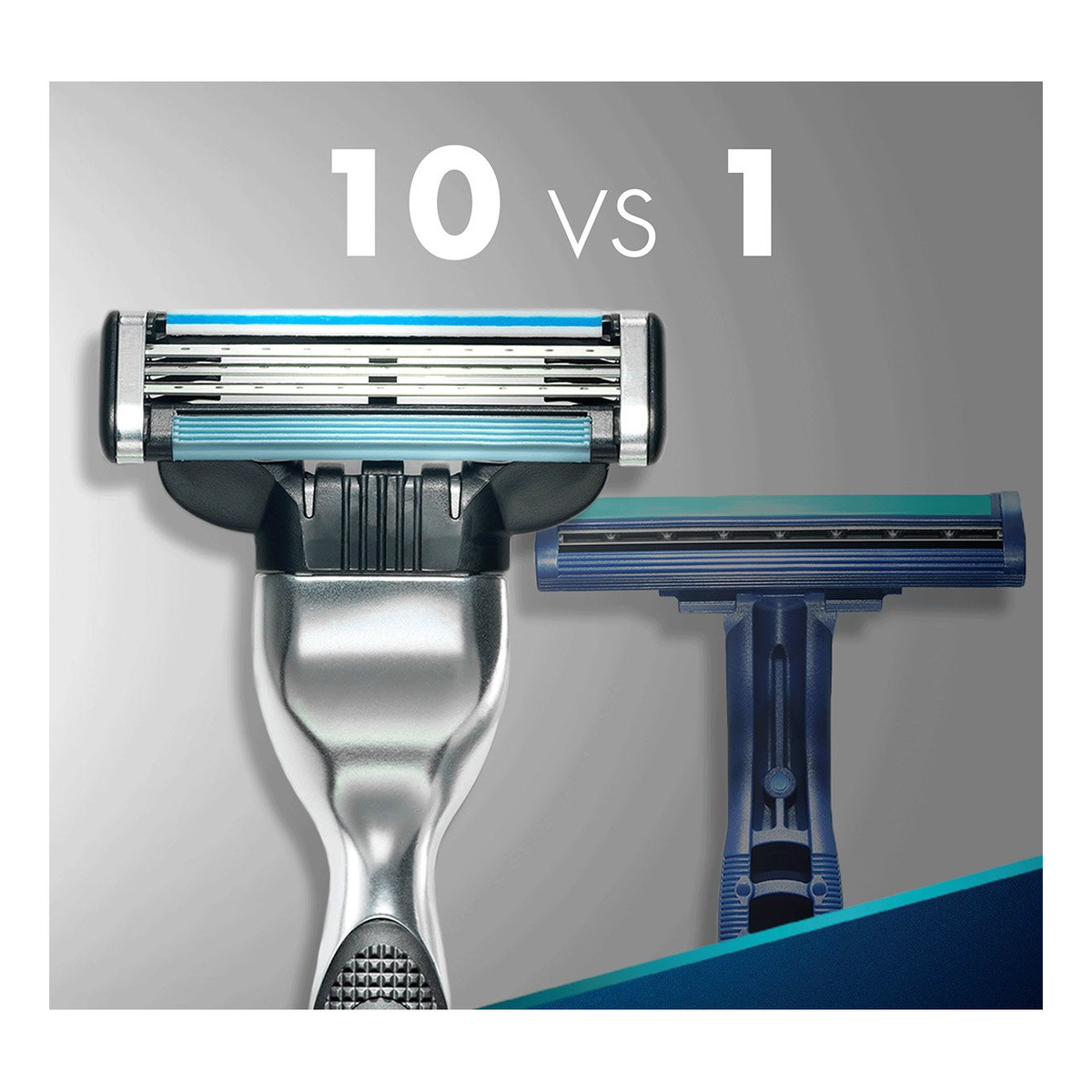 Gillette Mach 3 Wkłady do maszynki Wymienne ostrza 10 sztuk