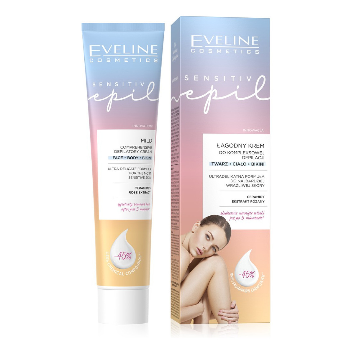 Eveline Łagodny krem do kompleksowej depilacji 125ml