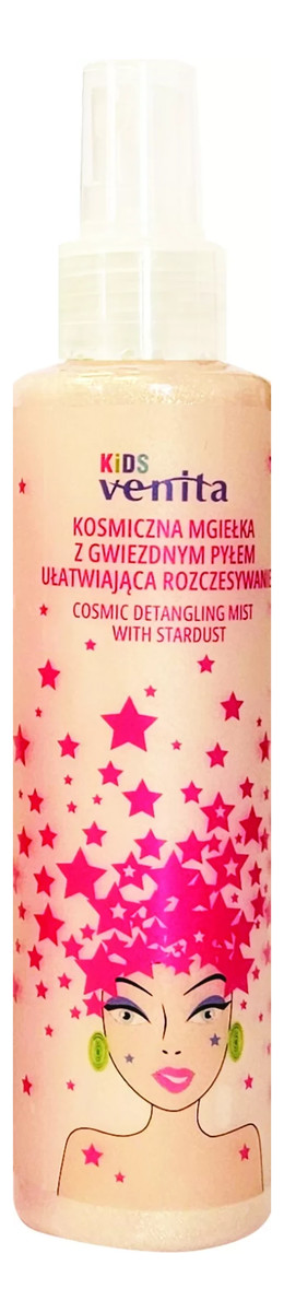 Mgiełka ułatwiająca rozczesywanie włosów Kosmiczna z gwiezdnym pyłem