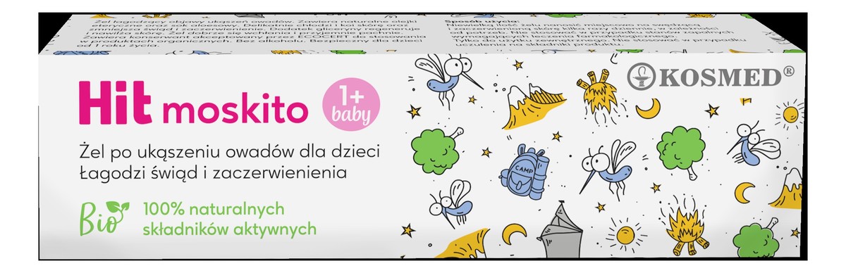 Żel po ukąszeniu owadów dla dzieci