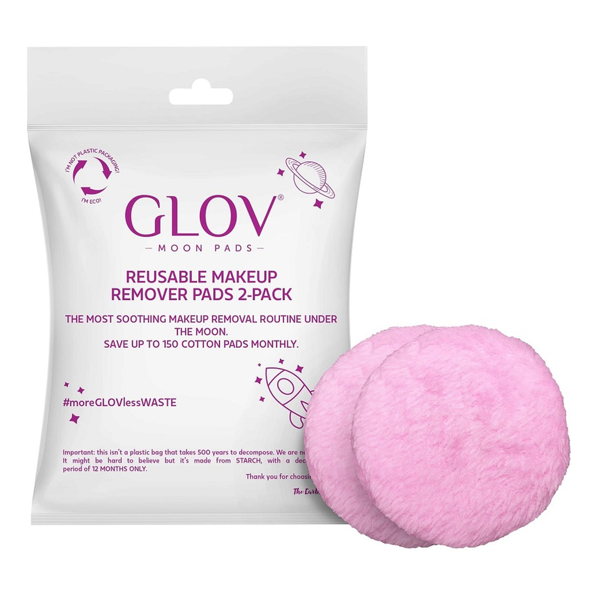 Glov Moon Pads Eco Line płatki do demakijażu 2szt