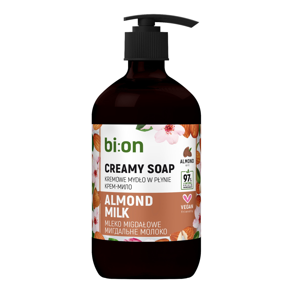 Bio Naturell Kremowe mydło w płynie z pompką Migdałowe 473ml